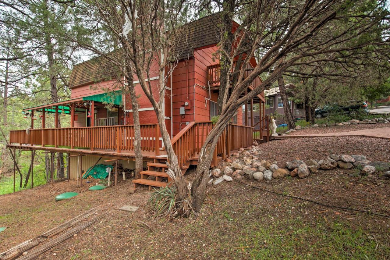 Ruidoso Cabin With Deck And Grill Less Than 3 Mi To Race Track 빌라 외부 사진
