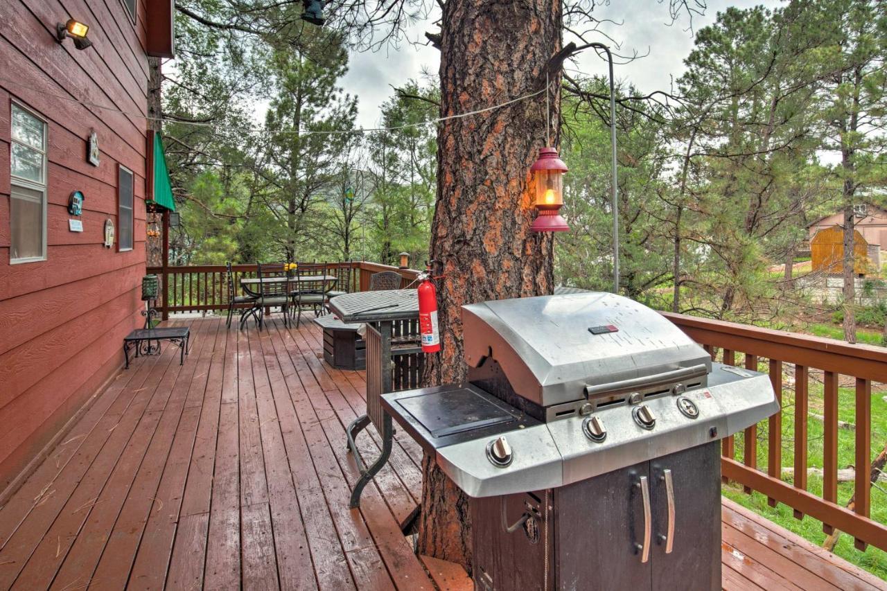 Ruidoso Cabin With Deck And Grill Less Than 3 Mi To Race Track 빌라 외부 사진